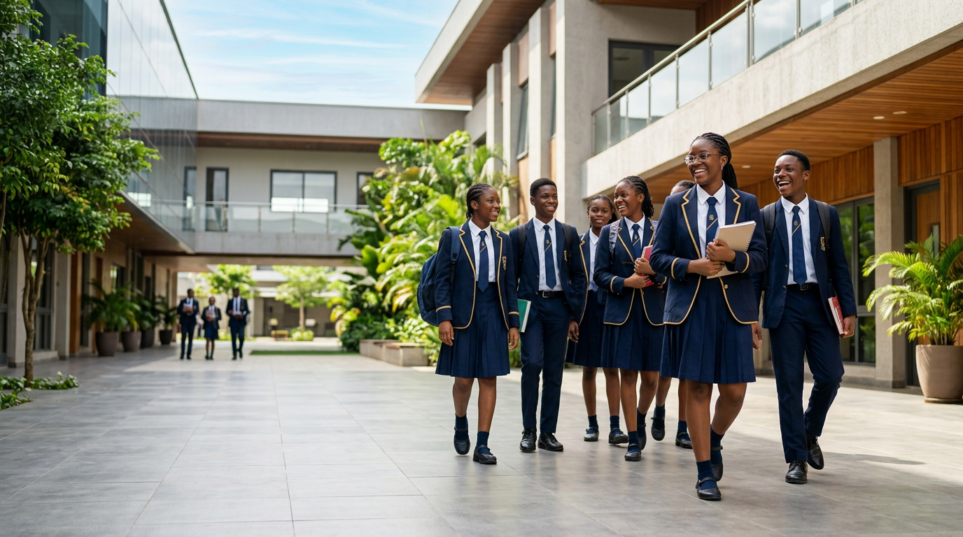 LIZBEN INTERNATIONAL SCHOOLS, secondary school students at LIZBEN International Schools in Nigeria